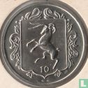 Insel Man 10 Pence 1984 (AA) "Quincentenary of the College of Arms" - Bild 2