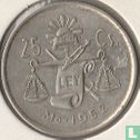 Mexico 25 centavos 1952 - Afbeelding 1