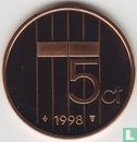 Nederland 5 cent 1998 (PROOF) - Afbeelding 1