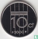 Netherlands 10 cents 2000 (PROOF - type 1) - Image 1