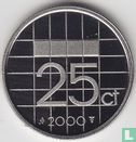 Netherlands 25 cents 2000 (PROOF) - Image 1