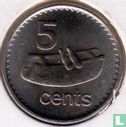 Fiji 5 cents 2009 - Image 2
