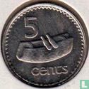 Fidji 5 cents 1990 - Image 2