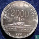 Chile 2000 pesos 1993 "250th anniversary of the Mint" - Afbeelding 1