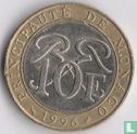 Monaco 10 francs 1996 - Image 1