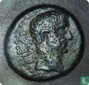 Roman Empire  AE17  (Philippi, Macedonië; Tiberius)  14-37 CE - Afbeelding 1