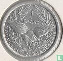 New Caledonia 1 franc 1973 - Image 2