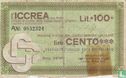 l'ICCREA Roma 100 Lire 1977 - Afbeelding 1