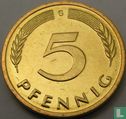 Allemagne 5 pfennig 1999 (G) - Image 2