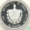 Cuba 10 pesos 1992 (PROOF - type 1) "Postal history of Cuba - State maritime mail boat" - Image 2
