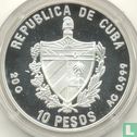 Kuba 10 Peso 1992 (PP) "Postal history of Cuba - Cabotage mail boat" - Bild 2