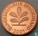 Allemagne 1 pfennig 2001 (J) - Image 1