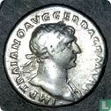 Romeinse rijk, AR Denarius, 98-117 AD, Trajanus, Rome, 107 AD var. - Afbeelding 1