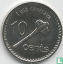 Fiji 10 cents 2012 - Image 2