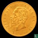 Italië 20 lire 1865 - Afbeelding 1