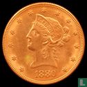 Vereinigte Staaten 10 Dollar 1880 (ohne Buchstabe) - Bild 1