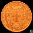 Sardinië 20 lire 1852 (P) - Afbeelding 2