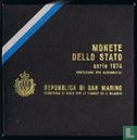 San Marino jaarset 1974 - Afbeelding 1