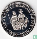 Zwitserland 10 francs "150 jaar Zwitserse Munt" - Afbeelding 2