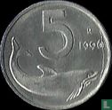 Italien 5 Lire 1996 - Bild 1
