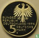 Allemagne 5 mark 1974 (BE) "250th anniversary Birth of Immanuel Kant" - Image 1