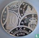 Saint-Marin 10 euro 2011 (BE) "10th anniversary Euro coins and banknotes" - Image 1