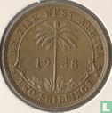 British West Africa 2 shillings 1938 (KN) - Image 1