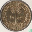 Afrique de l'Ouest britannique 1 shilling 1947 (H) - Image 1