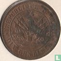 Haïti 10 centimes 1863 - Image 2