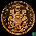Canada 20 dollars 1967 (PROOF) "100th anniversary of the Canadian Confederation" - Image 1