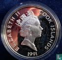 Cookeilanden 50 dollars 1991 (PROOF) "500 Years of America - Robert Fulton" - Afbeelding 1