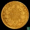 Frankrijk 20 francs 1855 (A - anker) - Afbeelding 1