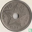 Belgisch-Congo 10 centimes 1924 - Afbeelding 1