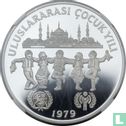 Turkije 500 lira 1979 (PROOF - zilver - type 2) "International Year of the Child" - Afbeelding 1