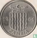 Zambie 6 pence 1964 - Image 1