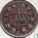 Finland 1 markka 1865 (type 1) - Afbeelding 1