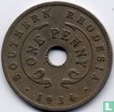 Sudrhodesien 1 Penny 1934 - Bild 1