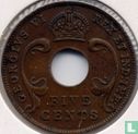 Oost-Afrika 5 cents 1941 (I - 6.32 g) - Afbeelding 2
