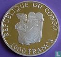 Congo-Brazzaville 1000 francs 1999 (BE) "Charles Darwin" - Image 2