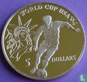 Niue 5 Dollar 1991 (PP) "1994 Football World Cup in USA" - Bild 2