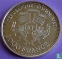 Togo 1000 francs 1999 (PROOF) "Martin Luther" - Afbeelding 2