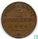 Preußen 3 Pfenninge 1864 - Bild 1