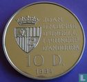 Andorra 10 diners 1994 (PROOF) "1996 Summer Olympics in Atlanta" - Image 1