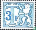 Heraldieke leeuw en groot cijfer  - Afbeelding 1