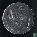 Vaticaan 100 lire 1983 "God gives the World to Humanity" - Afbeelding 2