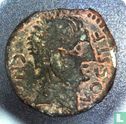 Empire romain, AE demi-finale, 1er siècle avant JC, inconnu M. star, Castulo, Hispania - Image 1