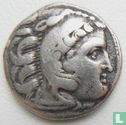 Koninkrijk Macedonië, Alexander de Grote 336-323 v. Chr., AR Drachme geslagen te Kolophon.  - Afbeelding 1