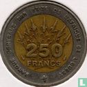 États d'Afrique de l'Ouest 250 francs 1992 - Image 2