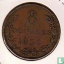 Guernsey 8 doubles 1834 (copper) - Image 1