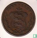 Guernsey 8 doubles 1834 (copper) - Image 2